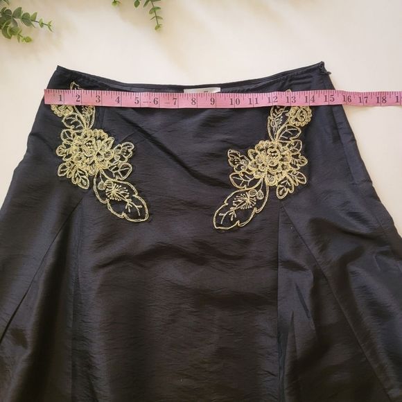 NEW Metro7 Black Embroidered Bubble Skirt - Picture 5 of 7